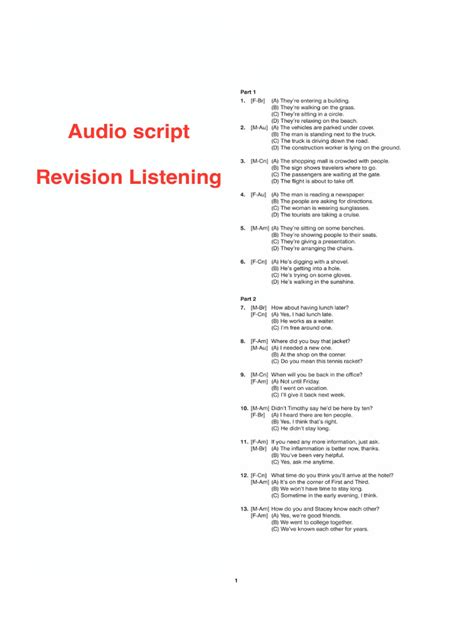 Image result for Sample Audio Script