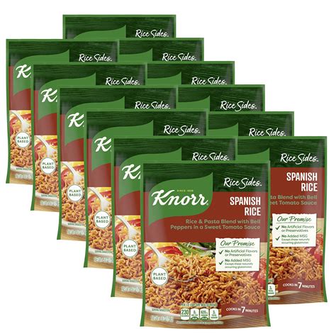 Knorr Spanish Rice Sides, 5.6 Oz Pack of 12 - Walmart.com