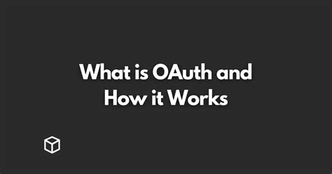 OAuth Explained 的图像结果