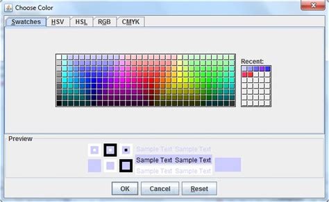 Image result for GUI Java Color