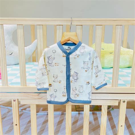 Fareto Baby 100% Cotton Front Open Full Sleeves shirts (Pack of 5 ...