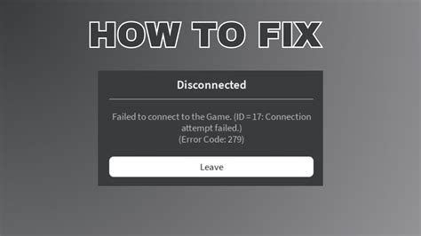 Image result for How to Fix Error Code 279 Roblox Windows 1.0