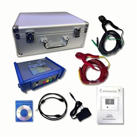 Metravi 10A Digital Micro Ohms Meter with Touchscreen Display, USB ...