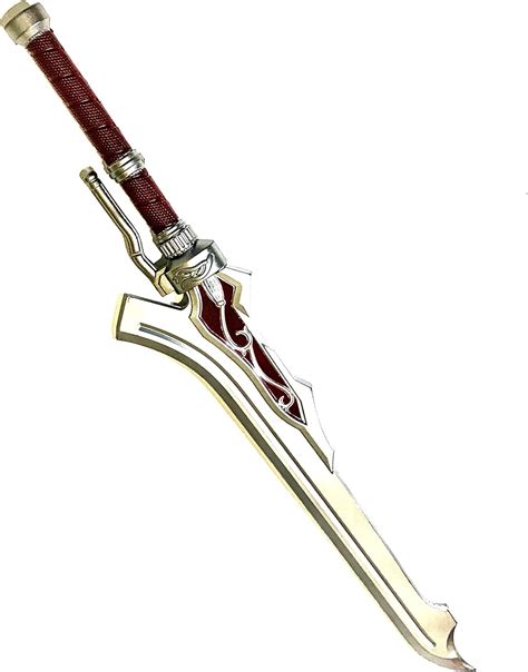 Buy Fantasy Foam Sword Silver Two Hand High Density Medieval Sword for ...