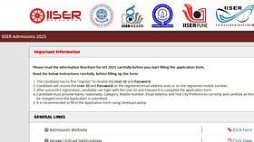 IISER Admit Card 2025 Released At iiseradmission.in; Exam On May 25