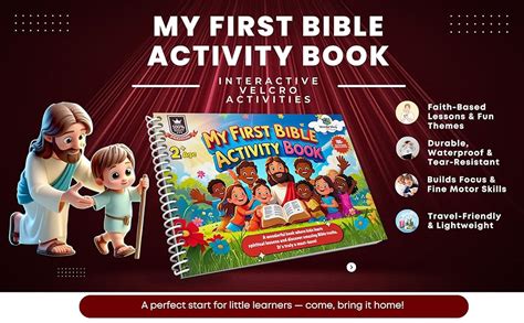 Wondersbuy - My First Bible Busy Book for Kids Ages 2–7 | 100 ...