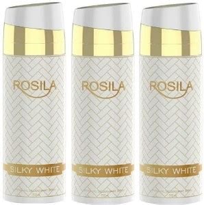Rosila Herbal Herbal Silky White Deodorant 200ml pack of 3 Deodorant ...