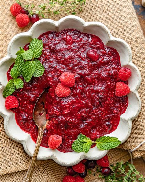 Cranberry Raspberry Sauce Recipe