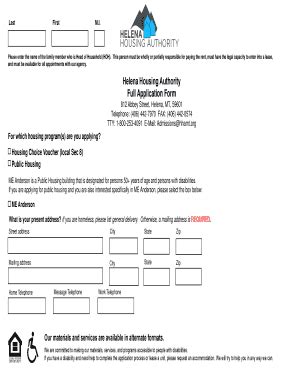 Fillable Online Please enter the name of the family member who is Head ...