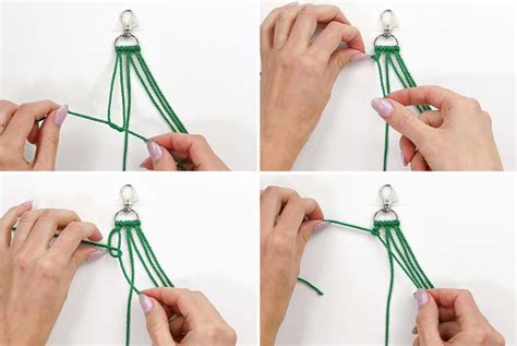 Image result for How to Make Macrame Keychains