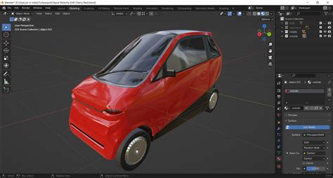 3D Vayve Mobility EVA Cherry Red - TurboSquid 2204135