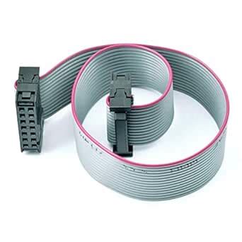 e4u 14 Pin FRC Cable With Female To Female 2.54mm Pitch Connector 6 ...