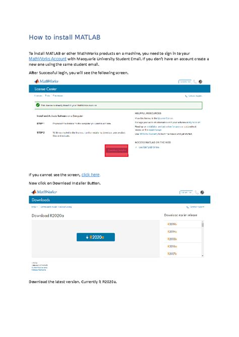 Tutorial Install MATLAB 的图像结果
