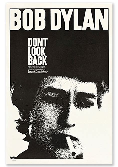 Bob Dylan - Don't Look Back – Posterally Studio