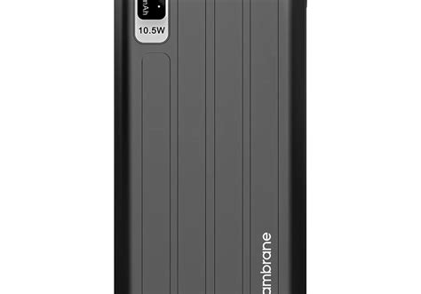 Ambrane power bank 10000mah (PP-129 Black) | Zeta Prime