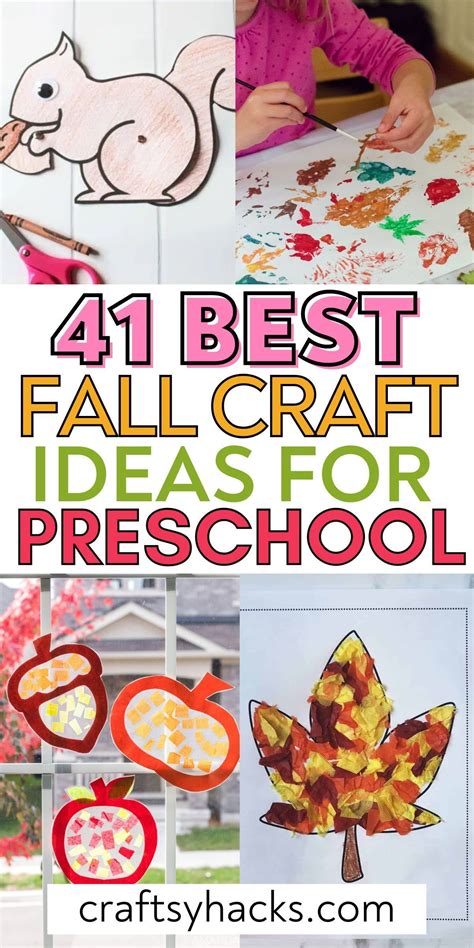 Image result for Fall Crafts Pre-K
