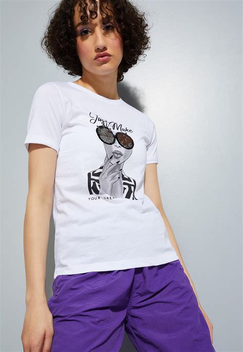 Buy URB_N Women Graphic T-shirt Online at just Rs. 299.0 ...