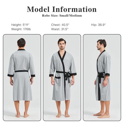 FashGudim 100% Cotton Knit Robe for Men Lightweight Summer Robes Thin ...