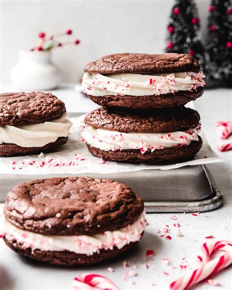 Hot Cocoa Peppermint Moon Pies - Kickass Baker
