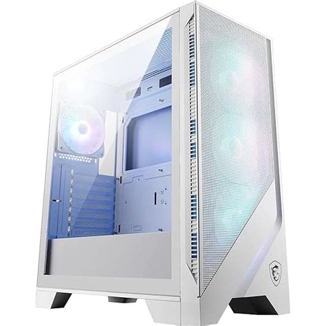 Amazon.in: Buy MSI MAG Forge 320R Airflow White Premium Gaming PC Case ...