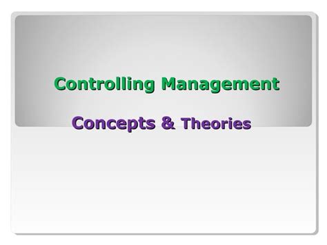 Controlling Management Definition 的图像结果