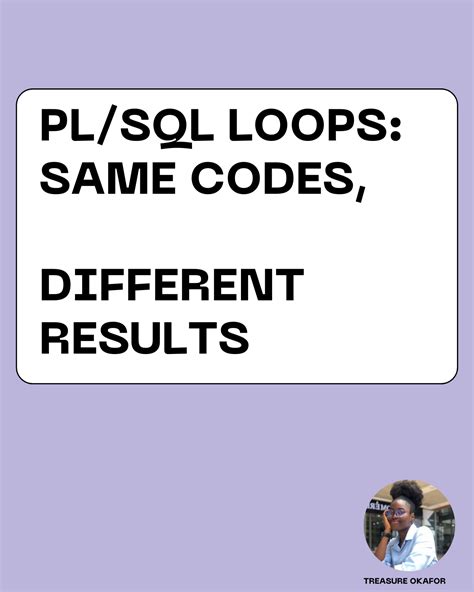 PL SQL Loop 的图像结果