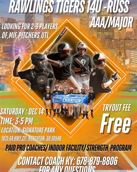 14U Rawlings Tigers Atlanta- Russ (@rawlingstigers_atl) • Instagram ...