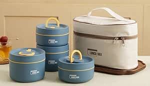 Buy FLASHKITCH Portable PU Foam Insulated Lunch Container-Stainless ...