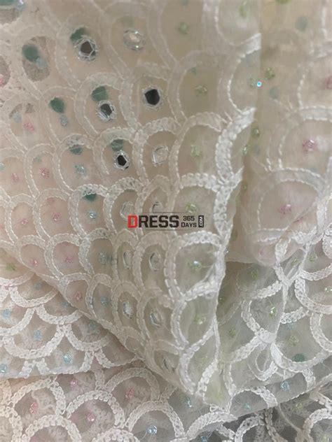 Organza Beads Work Lucknowi Dupatta – Dress365days