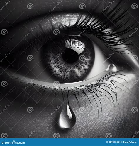 The Meaning Behind Tears: a Portrait of Sadness and Emotion Stock Photo ...