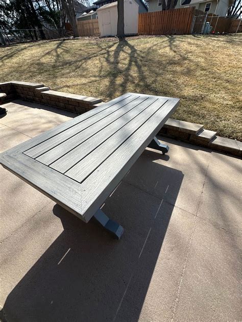 Custom Trex patio table - Outdoor Tables - Papillion, Nebraska ...
