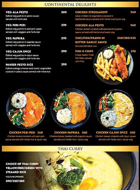 Menu of Bombay Creamery Cafe, Baner, Pune | March 2024