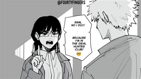 pFOURTYFINGERS BECAUSE I'M IN THE DEVIL HUNTER / Denji (Chainsaw Man ...