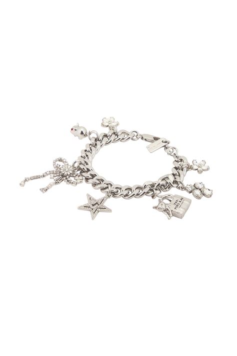 Marc Jacobs Cats Out Of The Bag Bracelet in Silver | REVOLVE