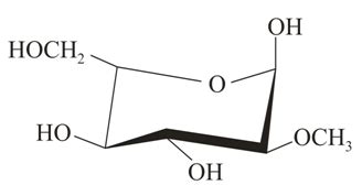 Which of the following is methyl- α -D -glucoside? (i) (ii)