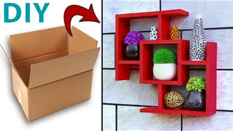 Image result for Cardboard Shelf Tutorial