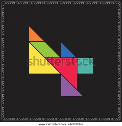 Image result for Mathigon Tangram Number 4