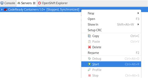 Chapter 1. Developing using containers and the cloud in CodeReady ...