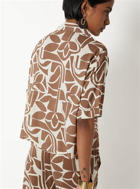 Buy Women Printed Resort Shirt Online at just Rs. 699.0 - 1000016222385 ...