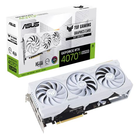 Buy ASUS TUF Gaming RTX 4070 Ti Super BTF White 16GB Nvidia Graphics ...