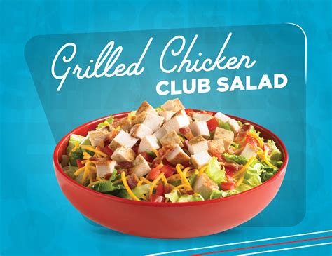Grilled Chicken Club Salad - Johnny Rockets