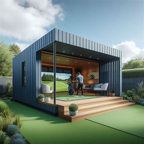 Golf Simulator Garden Rooms: Bespoke Golf Studios