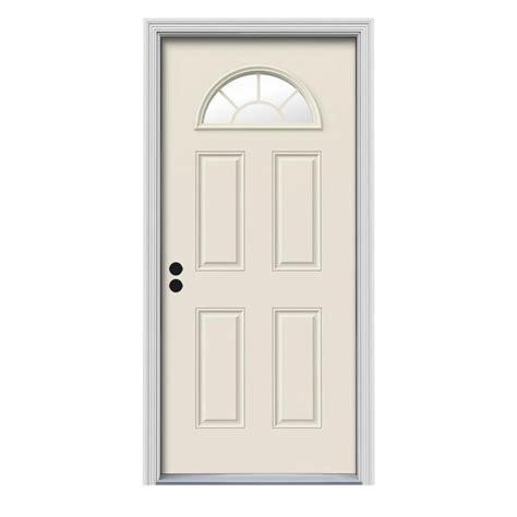 Therma-Tru Benchmark Doors Sunburst 32-in x 80-in x Fiberglass 1/4 lite ...