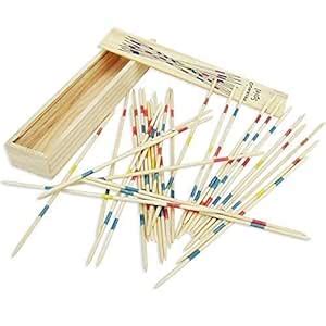 SAPS Wooden Sticks Mikada Spiel Game for Kids (Pack of 4) : Amazon.in ...