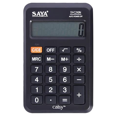Saya SY-C210N Portable Calculator with Flip Cover [SB004620] - Rs135.00 ...