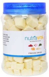 Nutra Vita Freeze Dried Paneer Cubes 50 g Price in India - Buy Nutra ...