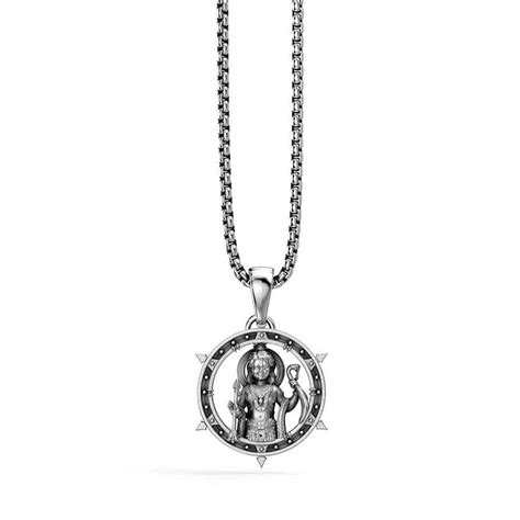 Buy Ram Lalla Pendant in 925 Sterling Silver Online - AYA'S