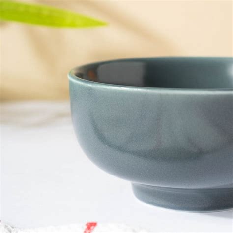 Miso Smooth Ceramic Snack Bowl Grey 200 ml Online - Premium Snack Bowl ...