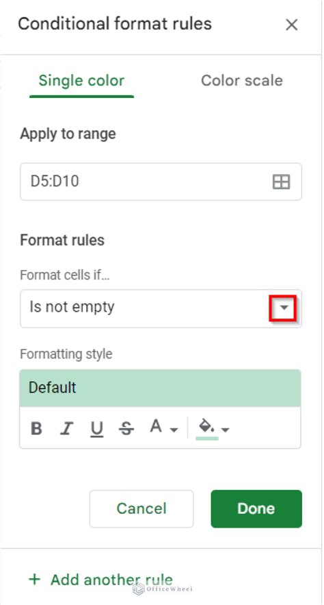 Combining VLOOKUP and Conditional Formatting 的图像结果