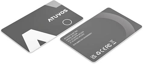 ATUVOS Smart GPS Wallet Tracker AirCard, MFI Certified, Works with ...